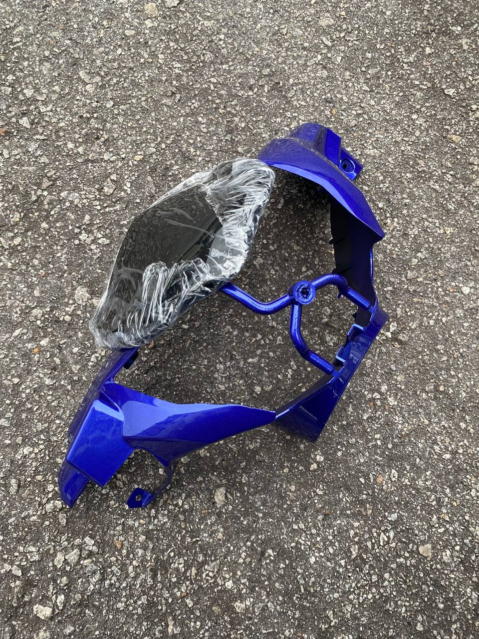 COVERSET BODYSET YAMAHA LC LC135 V6 V7 DR BLUE GP BIRU CODE 039 STRIPE TANAM DOCTOR EDITION OEM