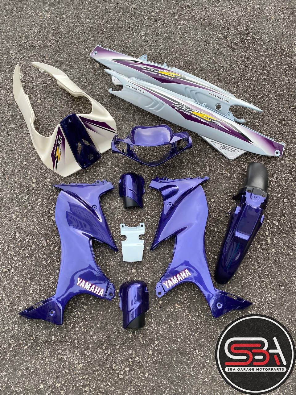 COVERSET ORIGINAL HLY YAMAHA 125z 125zr MERAH BIRU PURPLE DIAMOND STICKER SIAP TAMPAL PERCUMA EMBLEM – HONG LEONG YAMAHA