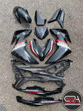 Y16 COVERSET Y16ZR ORIGINAL EQUIPMENT MANUFACTURED OEM DOCTOR ABS RC HITAM BLACK MATELIC 004 SIAP TANAM NEW READY STOK