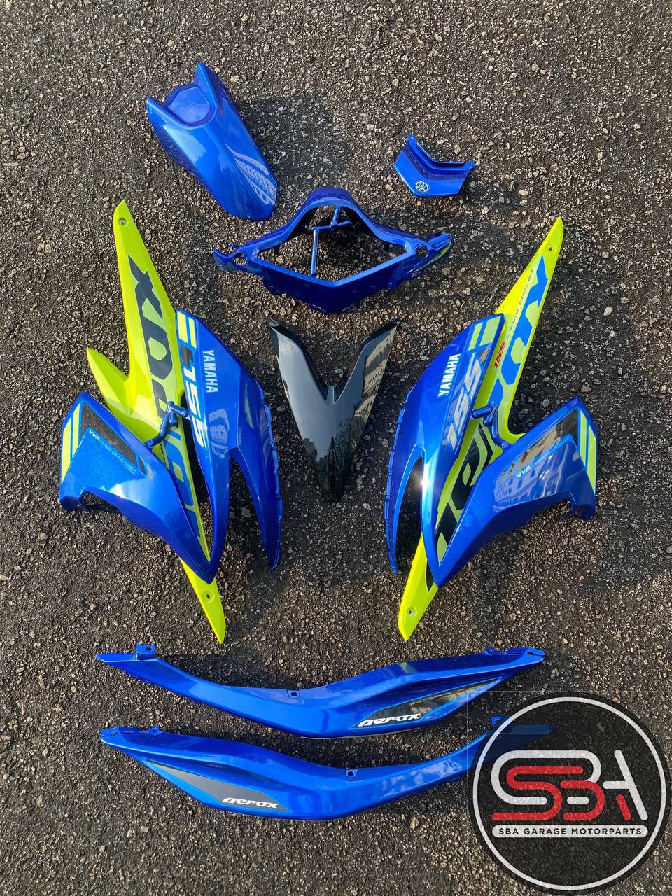 COVERSET BODYSET NVX 155 NVX155 V1 YAMAHA DOCTOR GREEN BIRU HIJAU 001 SIAP TANAM