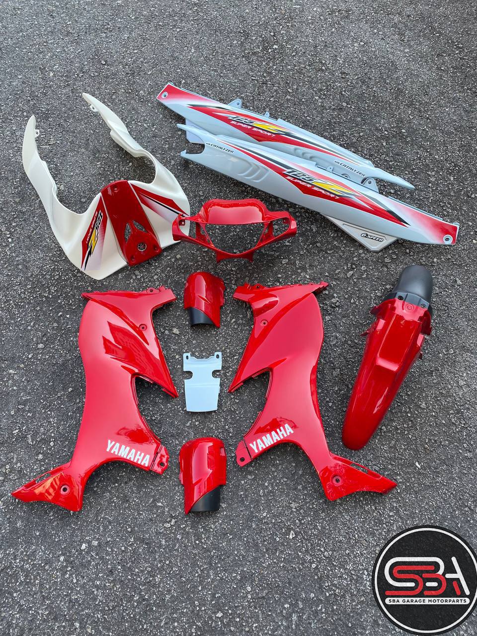 COVERSET ORIGINAL HLY YAMAHA 125z 125zr MERAH BIRU PURPLE DIAMOND STICKER SIAP TAMPAL PERCUMA EMBLEM – HONG LEONG YAMAHA