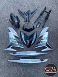 COVERSET YAMAHA Y15ZR YSUKU V1 V2 SMX SILVER ROBOT MATT 2017 ORIGINAL HONG LEONG HLY VELOZI SIAP TAMPAL WS10