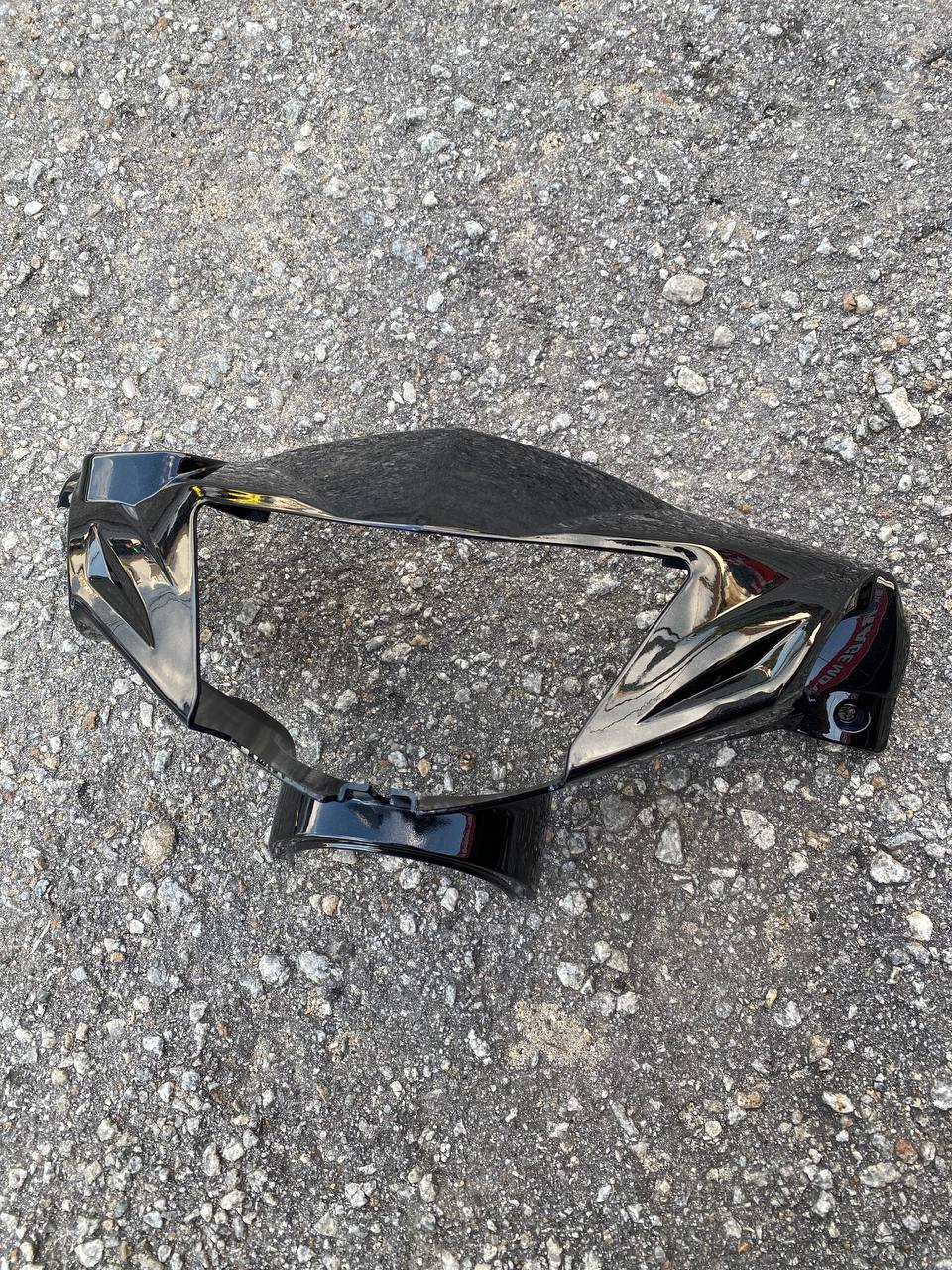 COVERSET BODYSET YAMAHA LC LC135 V1 DR RC HITAM BLACK LINE RED STRIPE TANAM CODE 007 DOCTOR EDITION OEM