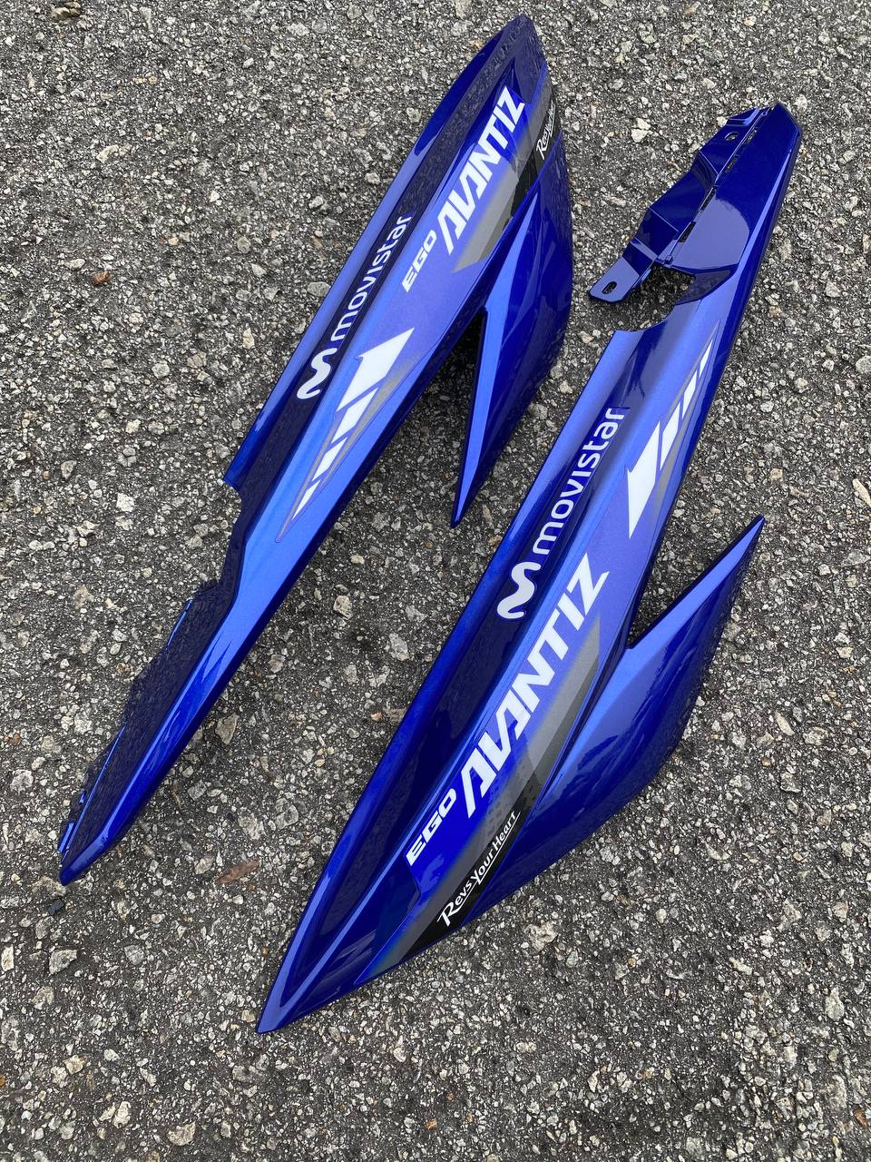 COVERSET BODYSET EGO AVANTIZ YAMAHA STICKER SIAP TANAM DPBMC MOVISTAR M PUTIH 006 DOCTOR FULLSET NEW