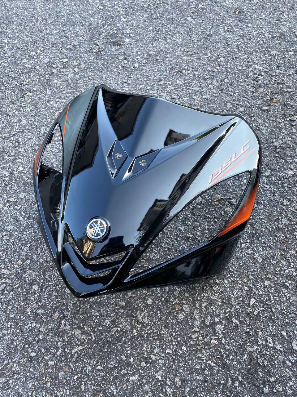 COVERSET BODYSET YAMAHA LC LC135 V1 HITAM OREN ORIGINAL 100% HONG LEONG YAMAHA HLY STRIPE SIAP TAMPAL VELOZI