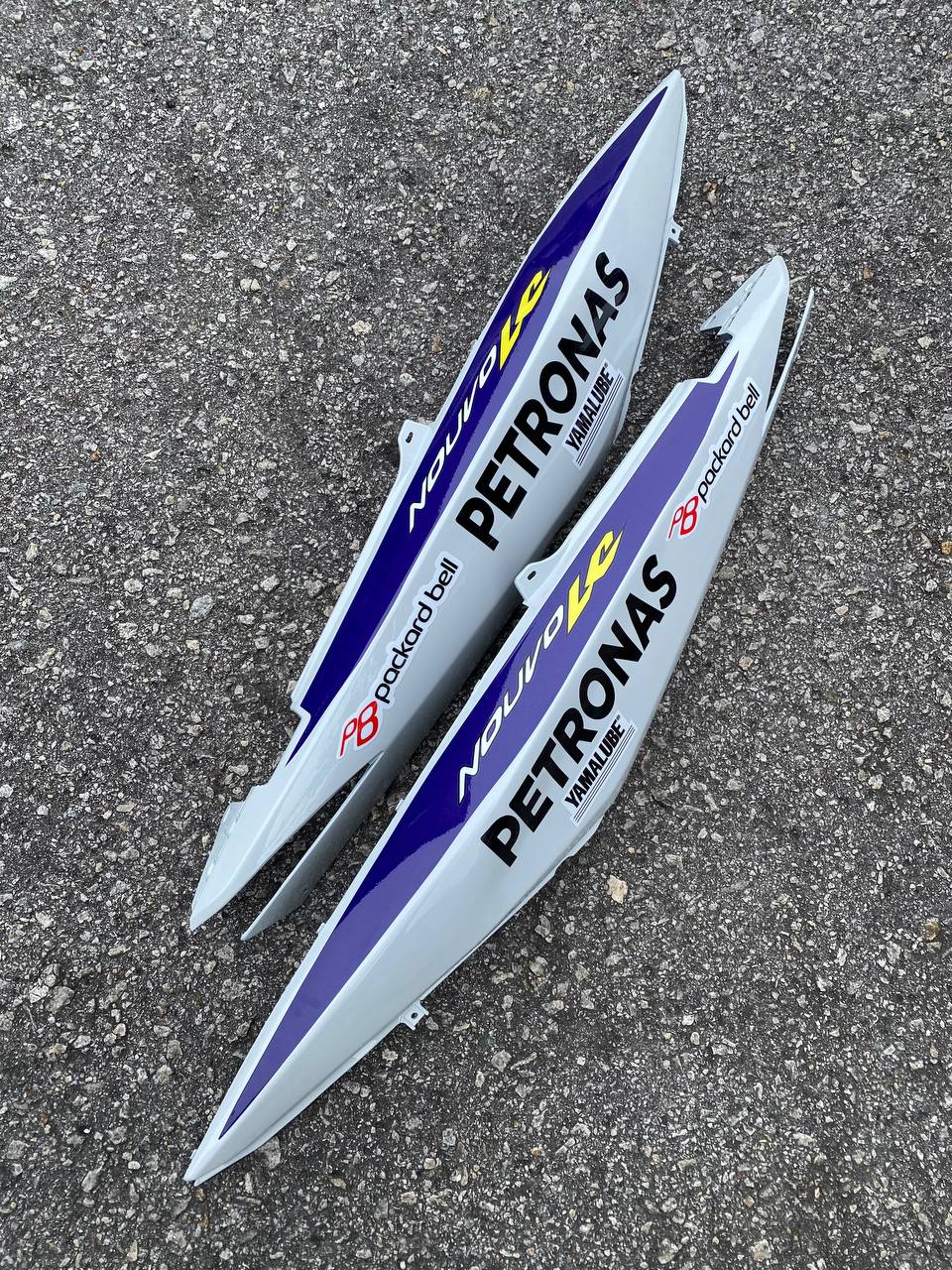 COVERSET NOUVO LC SCOOTER YAMAHA FIAT 46 PETRONAS TERMASUK STICKER SIAP TANAM OEM