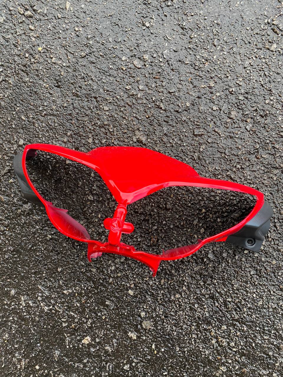 COVERSET YAMAHA LAGENDA SRL 110Z VRC WHITE MERAH MADE IN MALAYSIA SIAP TAMPAL STICKER M SEKI VERSION
