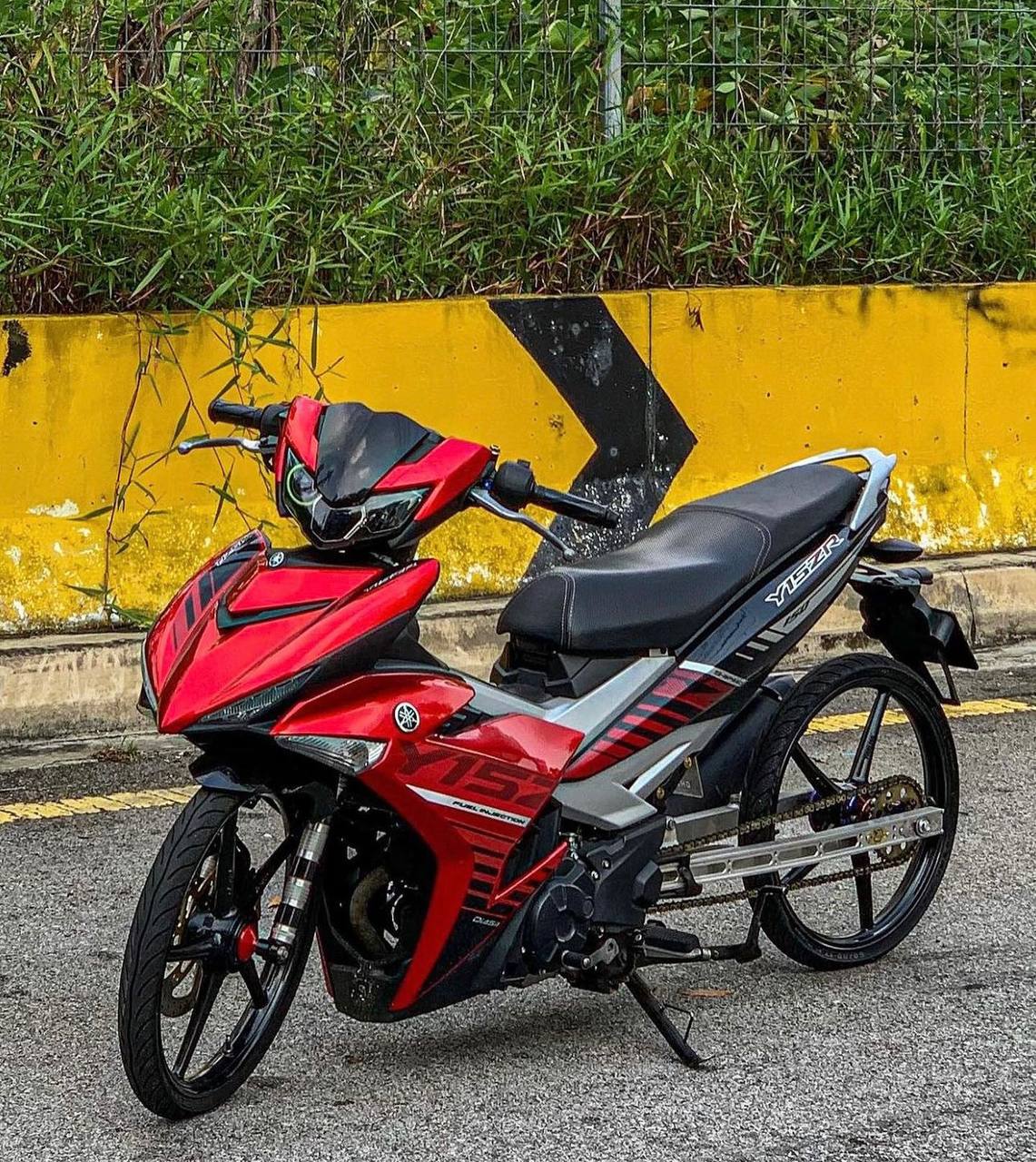 COVERSET Y15ZR V1 V2 RM7 MERAH PURBA BATMAN 1ST EDITION 2015 BODYSET Y15 VELOZI VDOCTOR HLY MMATE SIAP TAMPAL KILANG