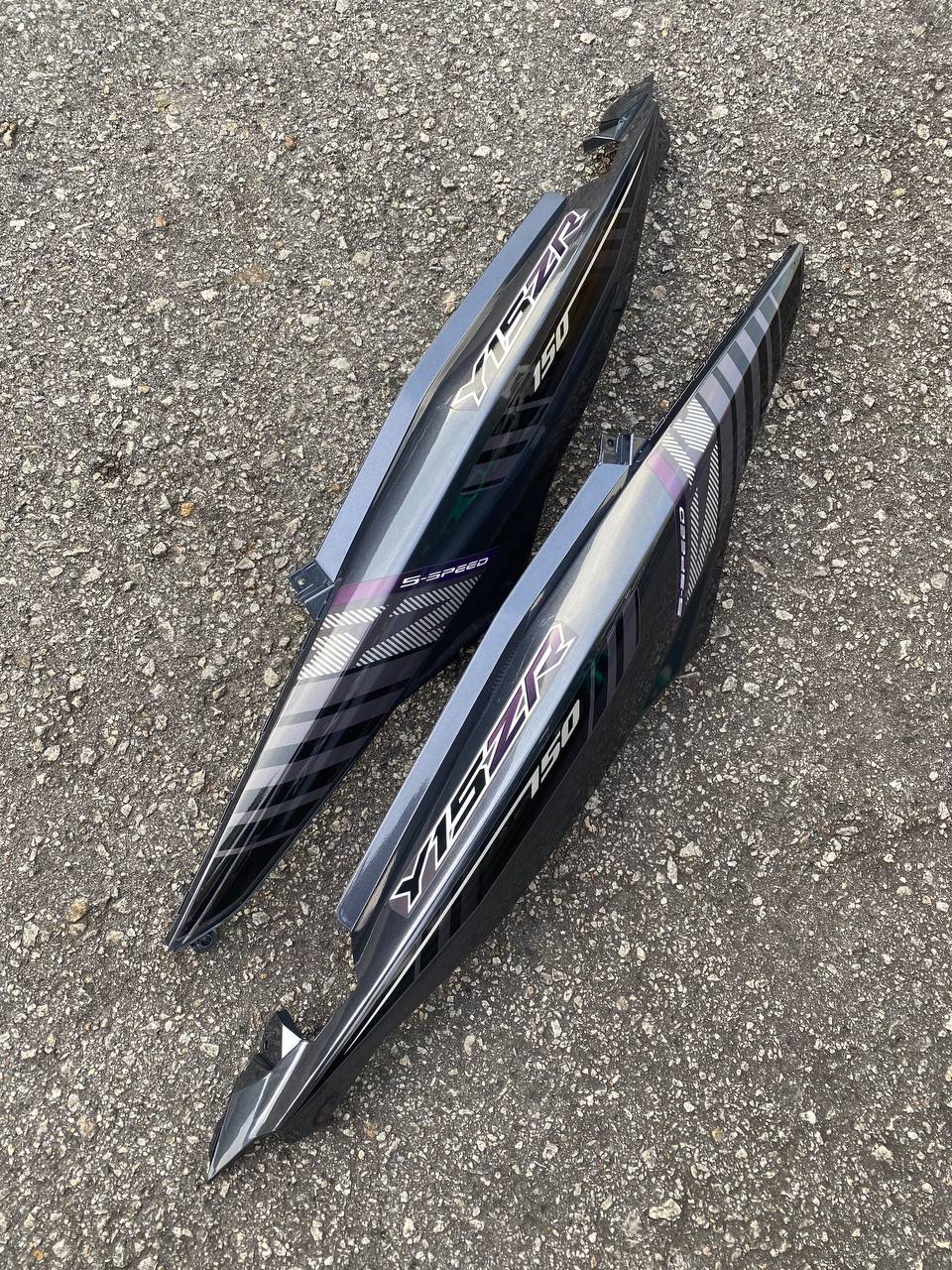 COVERSET Y15ZR V1 V2 PURPLE GREY ORI COLOR HONG LEONG YAMAHA HLY Y15ZR Y15 YSUKU ORIGINAL VELOZI PURPLE TERUNG 2015