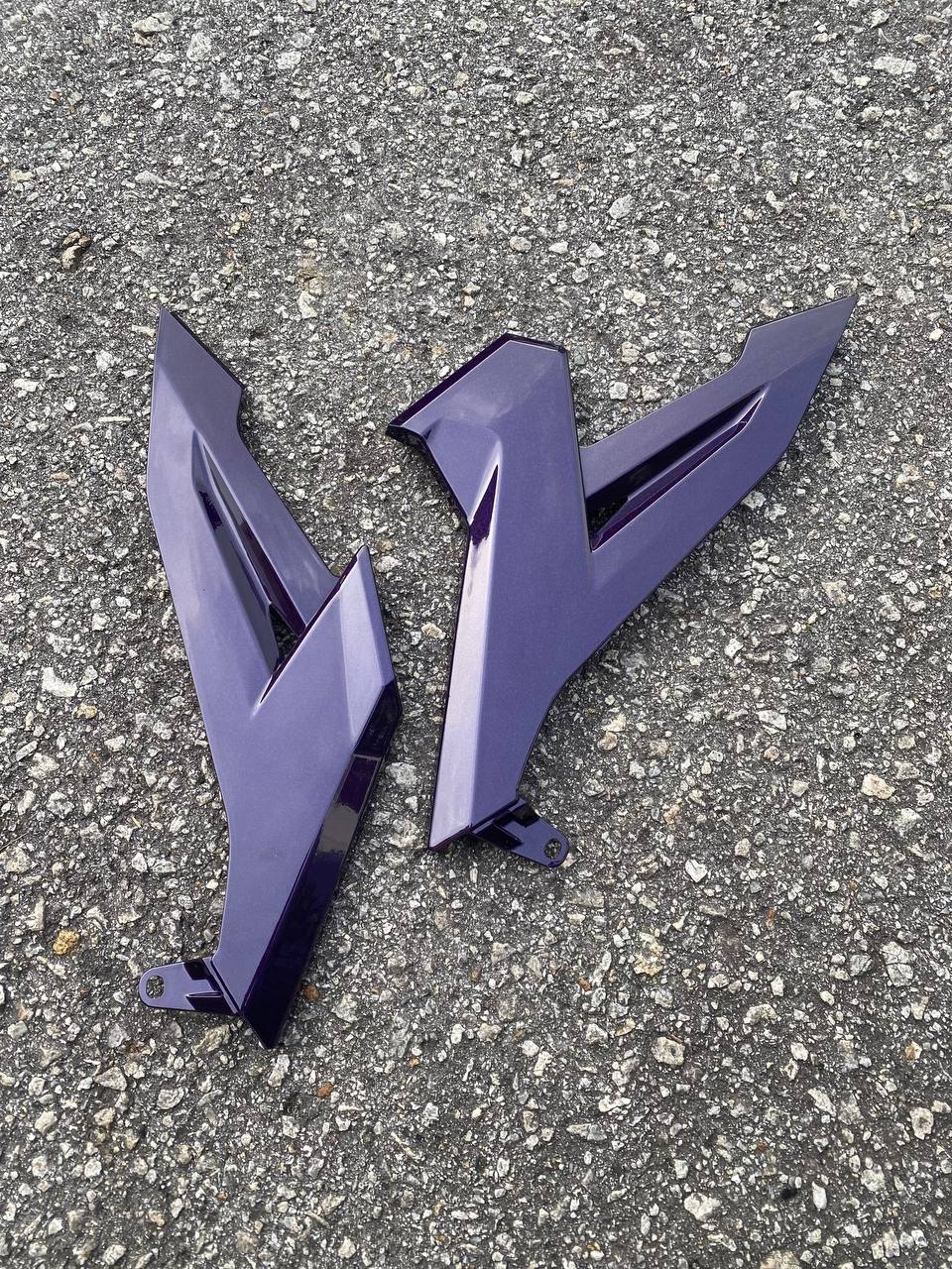 COVERSET Y15ZR V1 V2 PURPLE GREY ORI COLOR HONG LEONG YAMAHA HLY Y15ZR Y15 YSUKU ORIGINAL VELOZI PURPLE TERUNG 2015