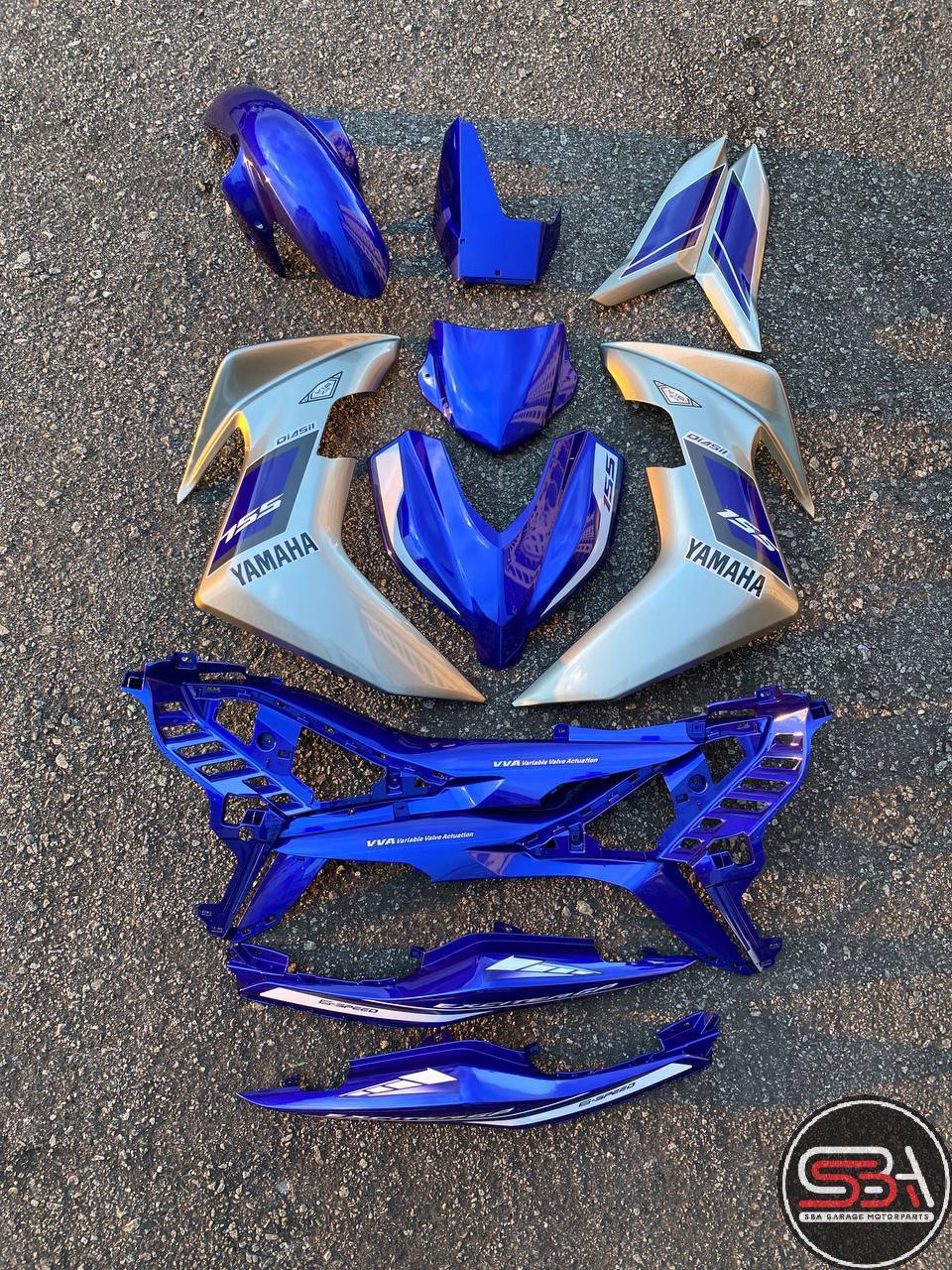 Y16 COVERSET Y16ZR EXCITER GP DPBMC S3 BIRU Y16-ECT-GP-1 ORIGINAL VELOZI YAMAHA SIAP TANAM READY STOK