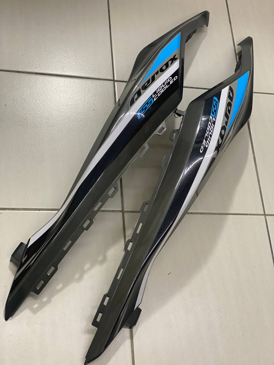COVERSET BODYSET NVX 155 NVX155 V1 YAMAHA DOCTOR GREY 008 SIAP TANAM