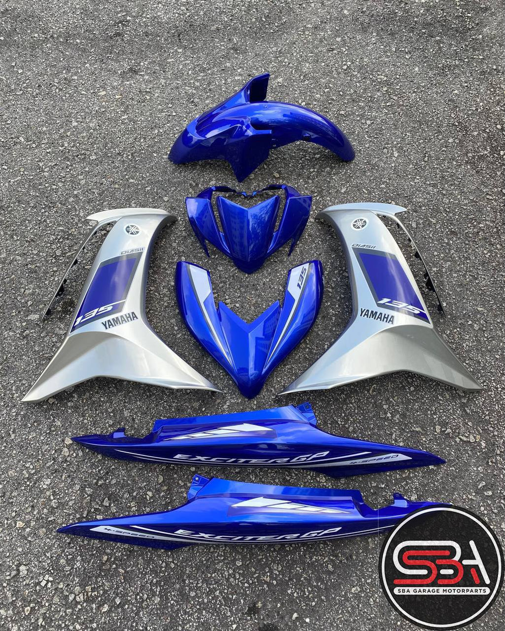 MOTORCYCLE COVERSET BODYSET LC135 LC V8 EXCITER GP DPBMC S3 EXT/GP 2015 FUEL INJECTION FI YAMAHA SIAP TANAM VELOZI