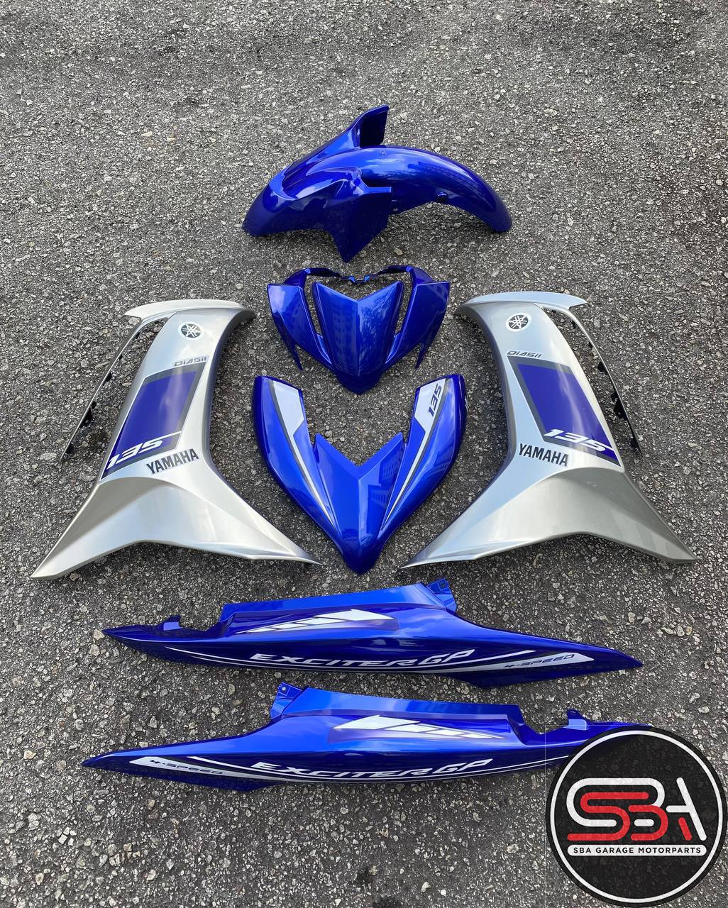 MOTORCYCLE COVERSET BODYSET LC135 LC V8 EXCITER GP DPBMC S3 EXT/GP 2015 FUEL INJECTION FI YAMAHA SIAP TANAM VELOZI