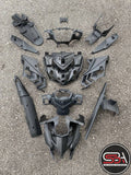 Y150 ZR Y15 V1 COMPLETE SET COVER INNER HITAM MATTE OEM 13 ITEM / HITAM KILAT GLOSSY