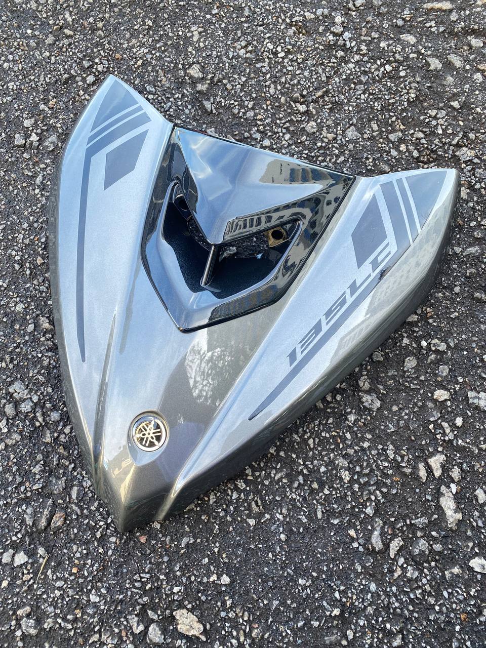COVERSET YAMAHA LC 135 LC135 DOCTOR V1 ( 005 ) V4 V5 V6 V7 ( 012 ) GREY MATELIC 2022 BODYSET SIAP TANAM KILAT