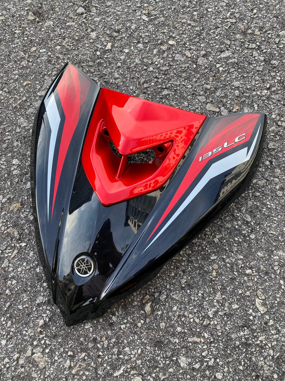 COVERSET YAMAHA ORIGINAL SIAP TAMPAL LC135 V6 V7 MERAH RED HLY ORIGINAL HONG LEONG 100% HLY / VELOZI EDITION