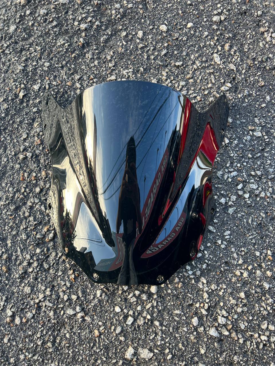 KAWASAKI NINJA DOUBLE R 150 RR BODY COVERSET STICKER TANAM RED MERAH SEKALI TANK ( 2 KOTAK BESAR ) OEM SET