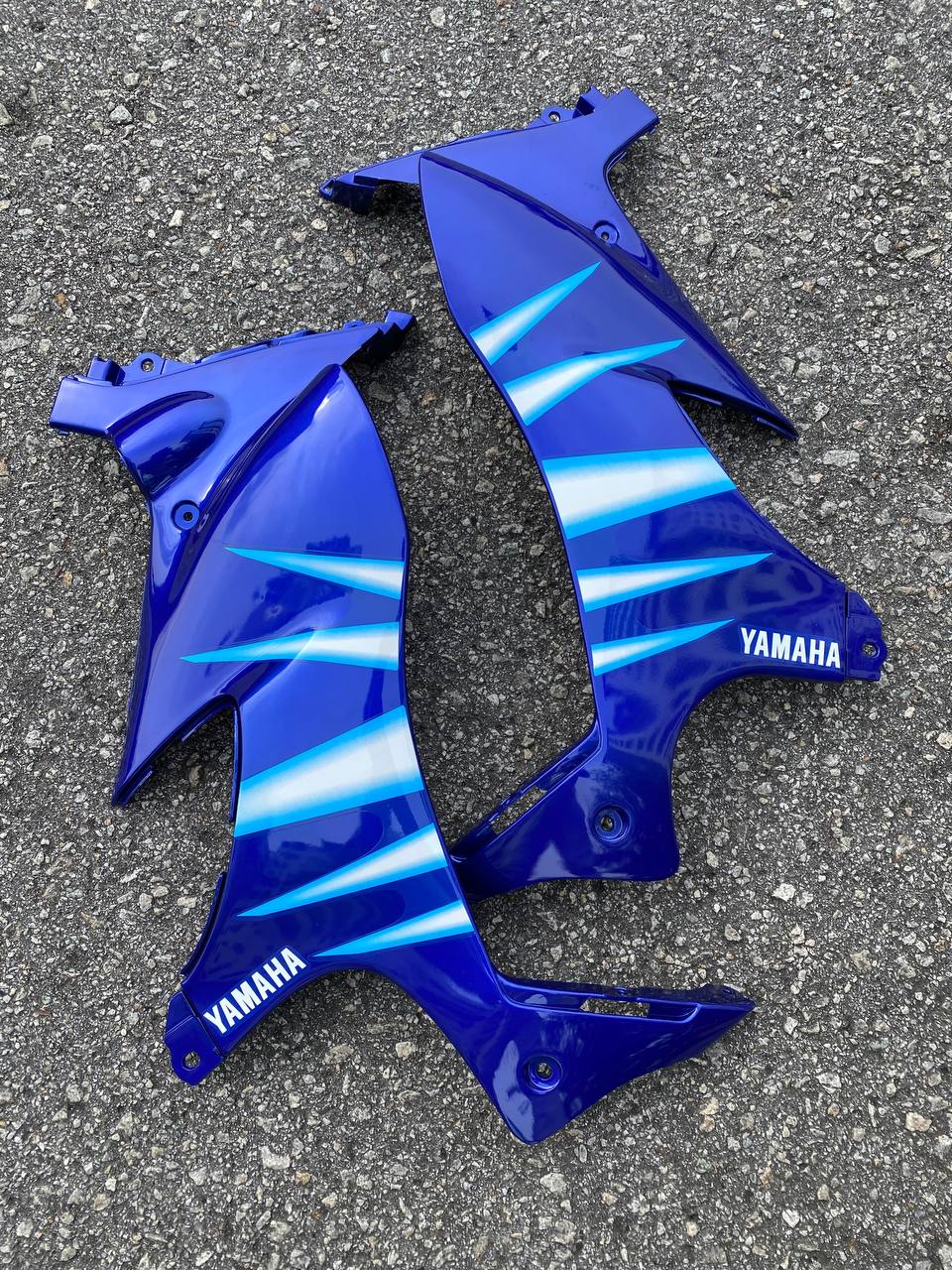 COVERSET ORIGINAL HLY HONG LEONG YAMAHA 125 125Z 125ZR BIRU GO GO STRIPE/STICKER SIAP TAMPAL HLY / VELOZI
