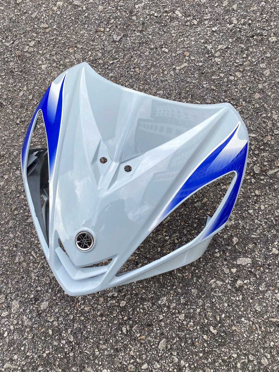 COVERSET BODYSET YAMAHA LC135 V1 BIRU API ORIGINAL 100% HONG LEONG YAMAHA HLY STRIPE SIAP TAMPAL