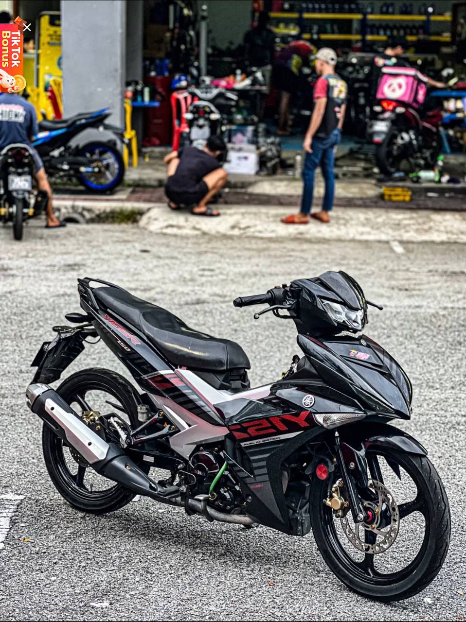 COVERSET BODYSET YAMAHA Y Y15 Y15ZR V1 V2 HITAM BLACK FIRST MODEL 2015 BATMAN VELOZI / DOCTOR / OEM / HLY / VIETNAM