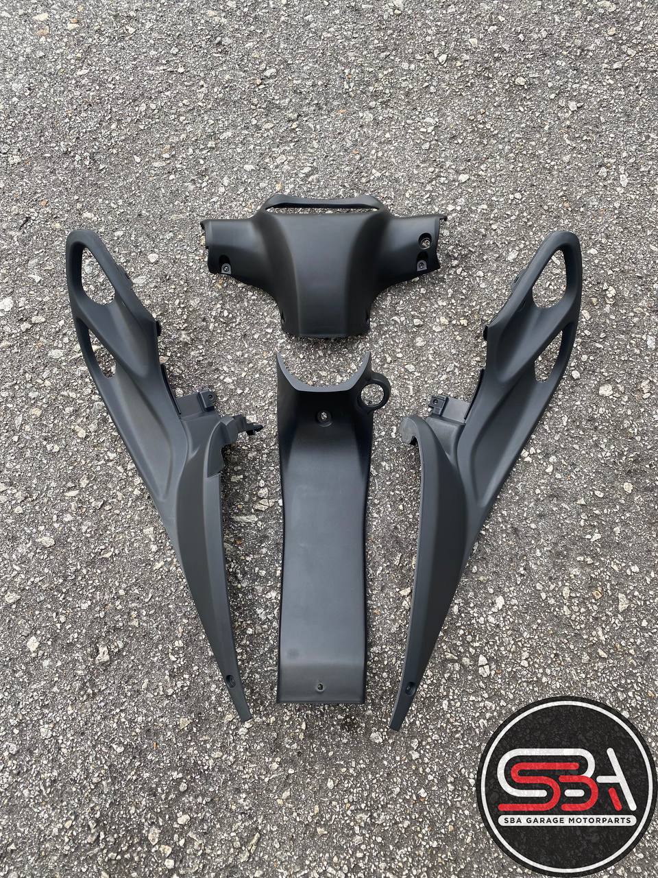 INNER 125 5BU REAR FENDER EKOR MUDGUARD BELAKANG Y125 125Z 125ZR ORI YAMAHA 125 PACKAGE WITH PANEL INNER 4 ITEM COMPLETE