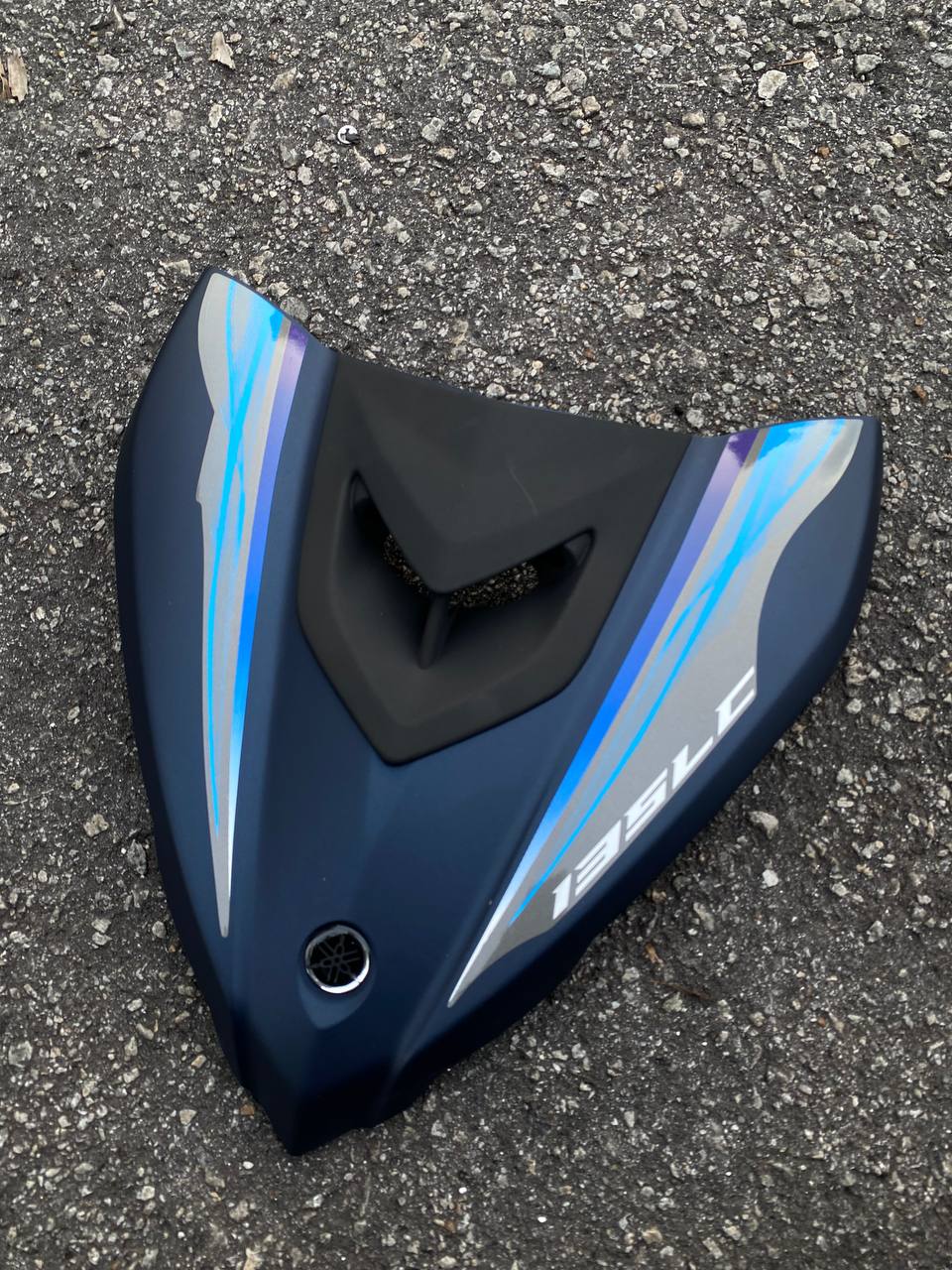 COVERSET BODYSET HLY LC135 V6 SPECIAL EDITION BIRU / MERAH SE COLOUR - ORIGINAL HONG LEONG YAMAHA - STRIPE SIAP TAMPAL