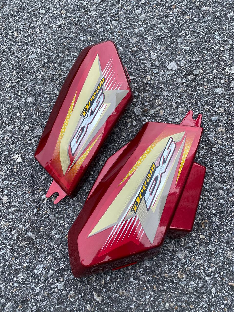 COVERSET BODYSET ORIGINAL BOON SIEW HONDA BSH EX5 DREAM RED COLOUR – SET COMPLETE ORIGINAL 100% HONDA – READY STOCK