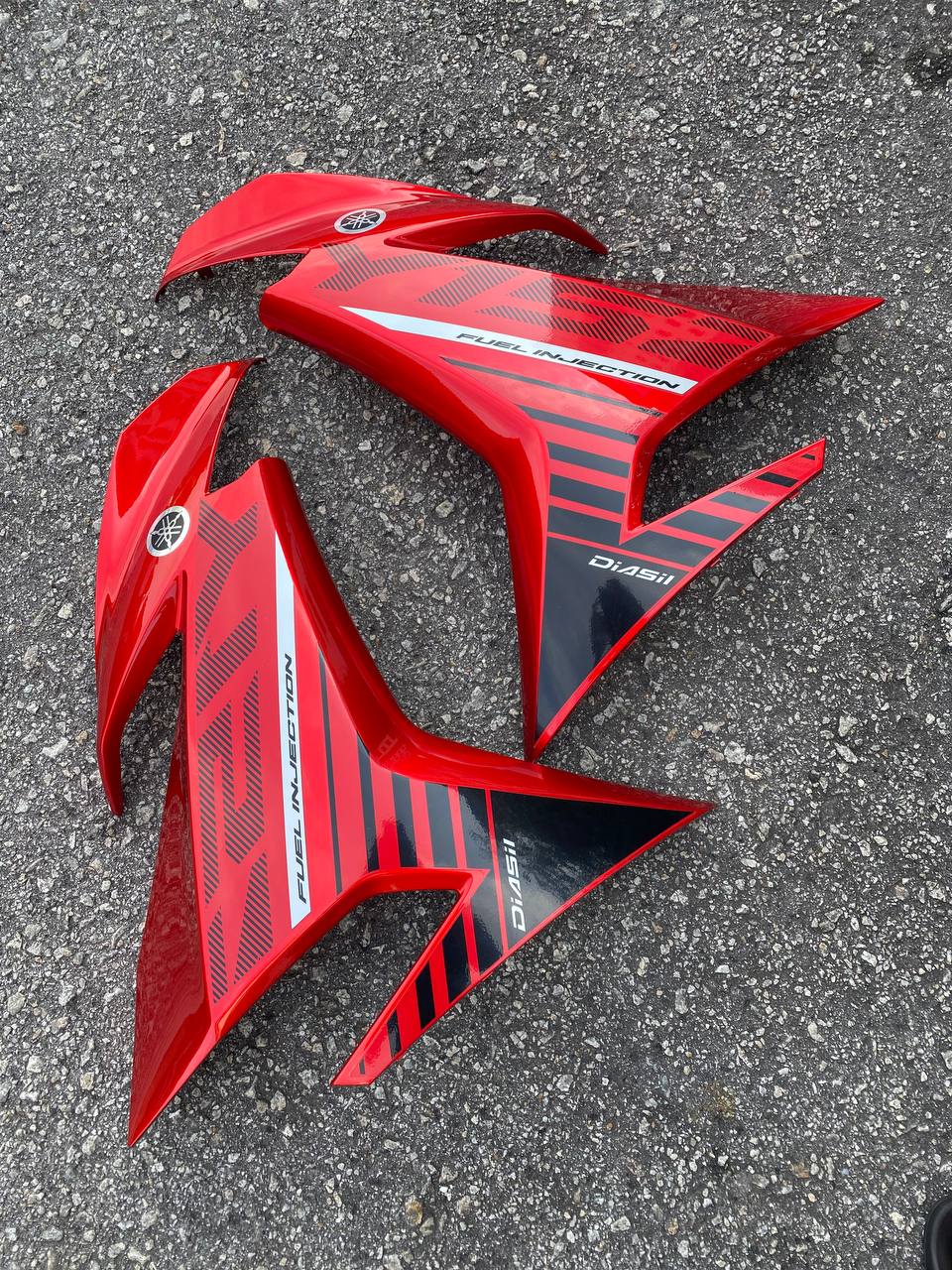 COVERSET Y15ZR V1 V2 RM7 MERAH PURBA BATMAN 1ST EDITION 2015 BODYSET Y15 VELOZI VDOCTOR HLY MMATE SIAP TAMPAL KILANG