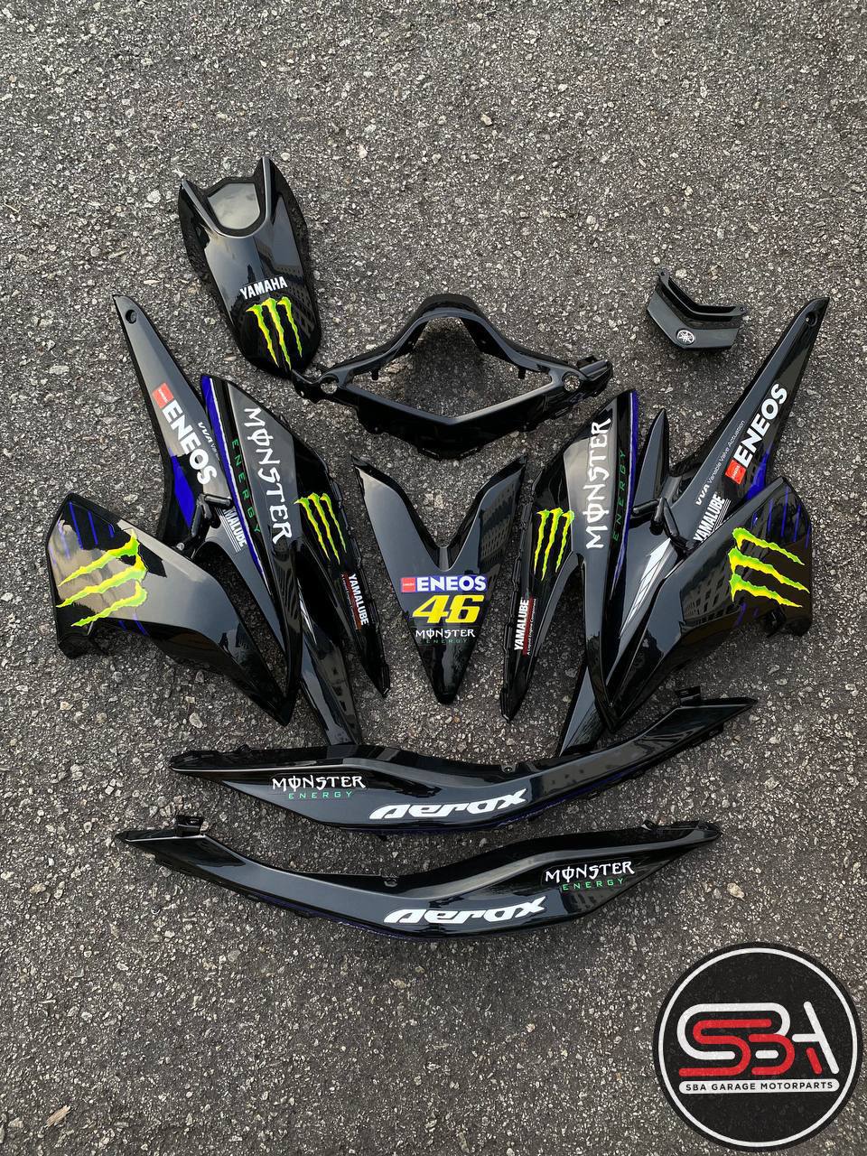 COVERSET BODYSET NVX 155 NVX155 V1 YAMAHA DOCTOR MONSTER LTD 011 SIAP TANAM