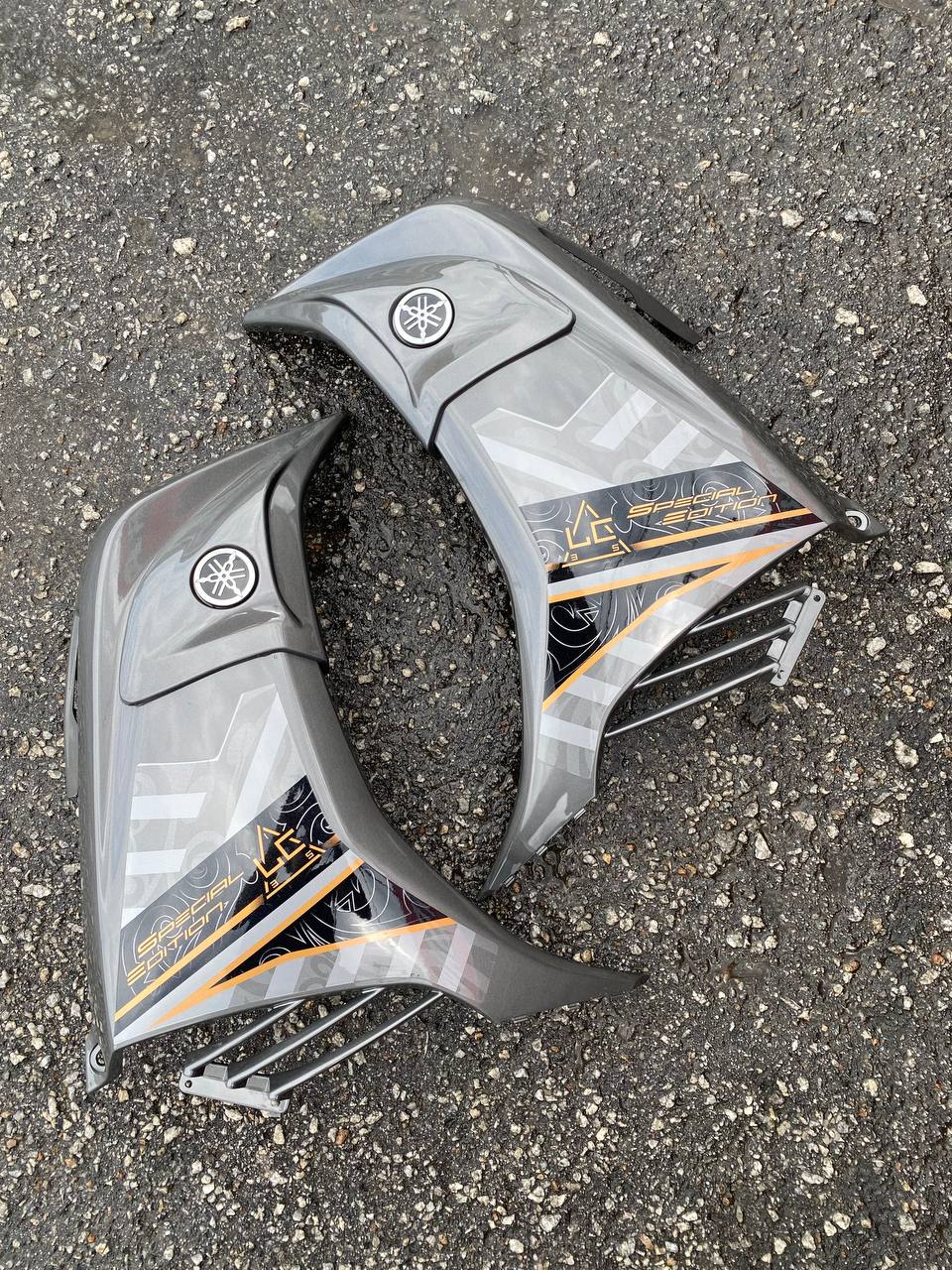 COVERSET YAMAHA ORIGINAL SIAP TAMPAL / TANAM LC135 LC V6 V7 STEALTH GOLD GREY MNM3 HONG LEONG 100% HLY VELOZI VDOCTOR