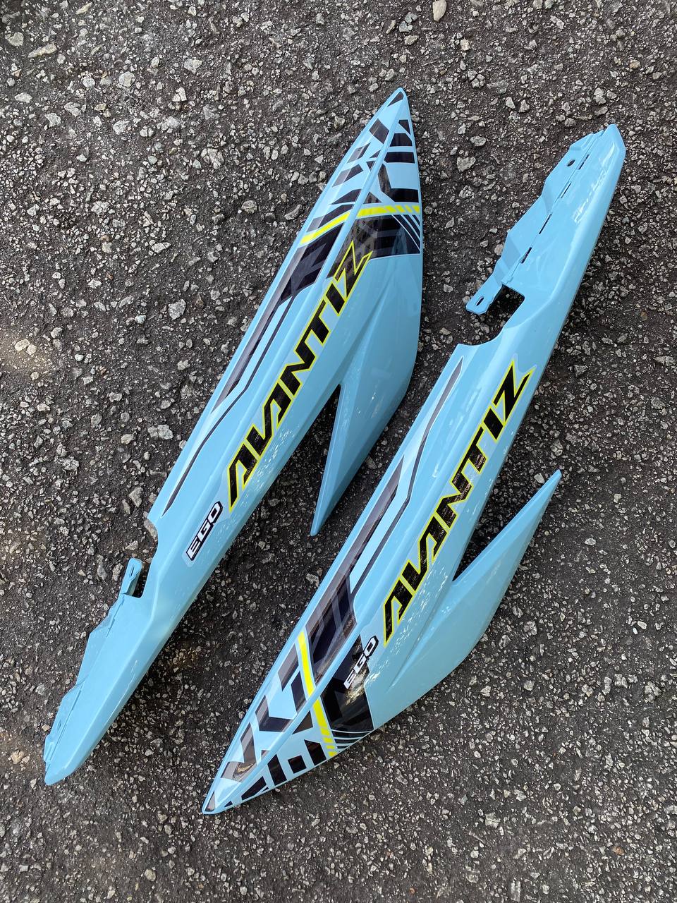 COVERSET BODYSET EGO AVANTIZ YAMAHA STICKER SIAP TAMPAL DBSB BABY BLUE MM-01 SUPRIMO VELOZI FULLSET
