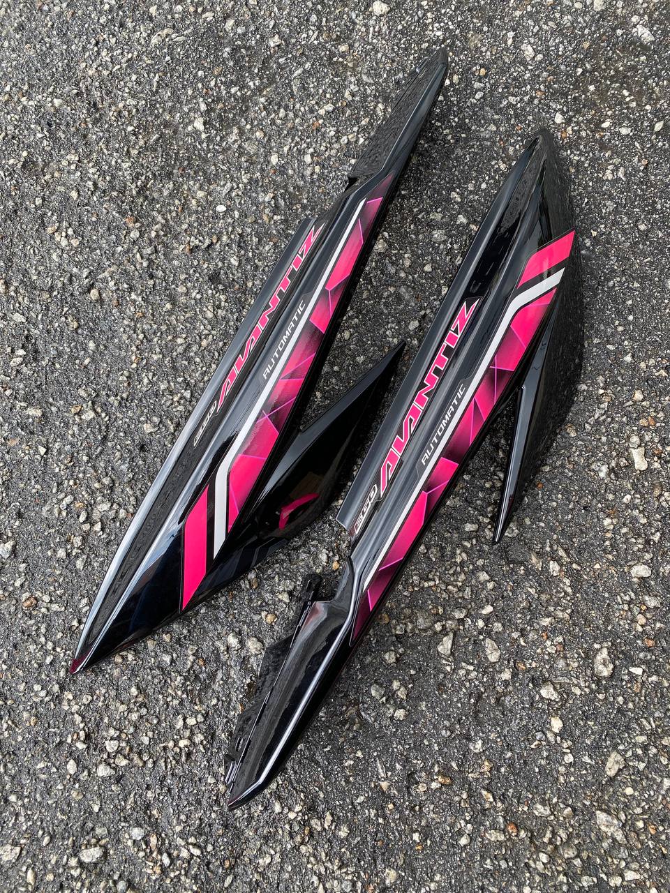 COVERSET BODYSET EGO AVANTIZ YAMAHA STICKER SIAP TAMPAL BLACK PINK 2026 SUPRIMO AVT-S-10