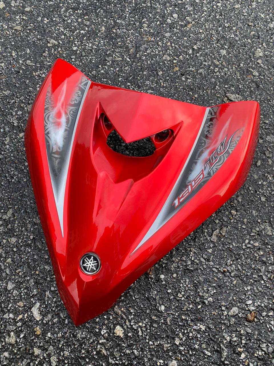 COVERSET BODYSET ORIGINAL HLY YAMAHA LC LC135 V2 V3 V4 V6 V7 RM7 BLACK MERAH BATIK SMOKE RED SIAP TAMPAL