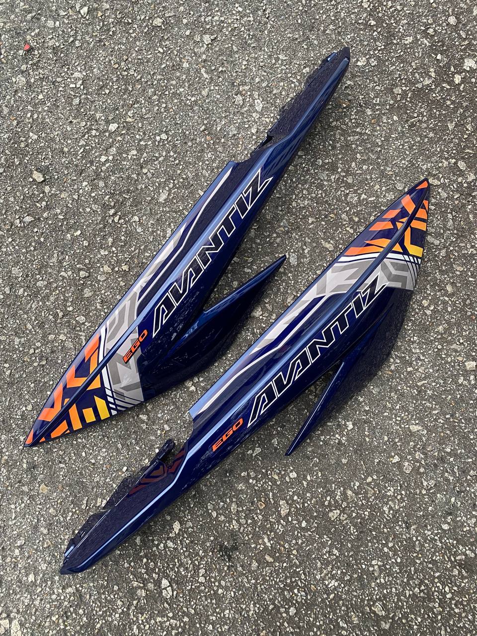 COVERSET BODYSET EGO AVANTIZ YAMAHA STICKER SIAP TAMPAL BLUE DPBMU VOM2 MATT GREY MM-03 SUPRIMO ST-02