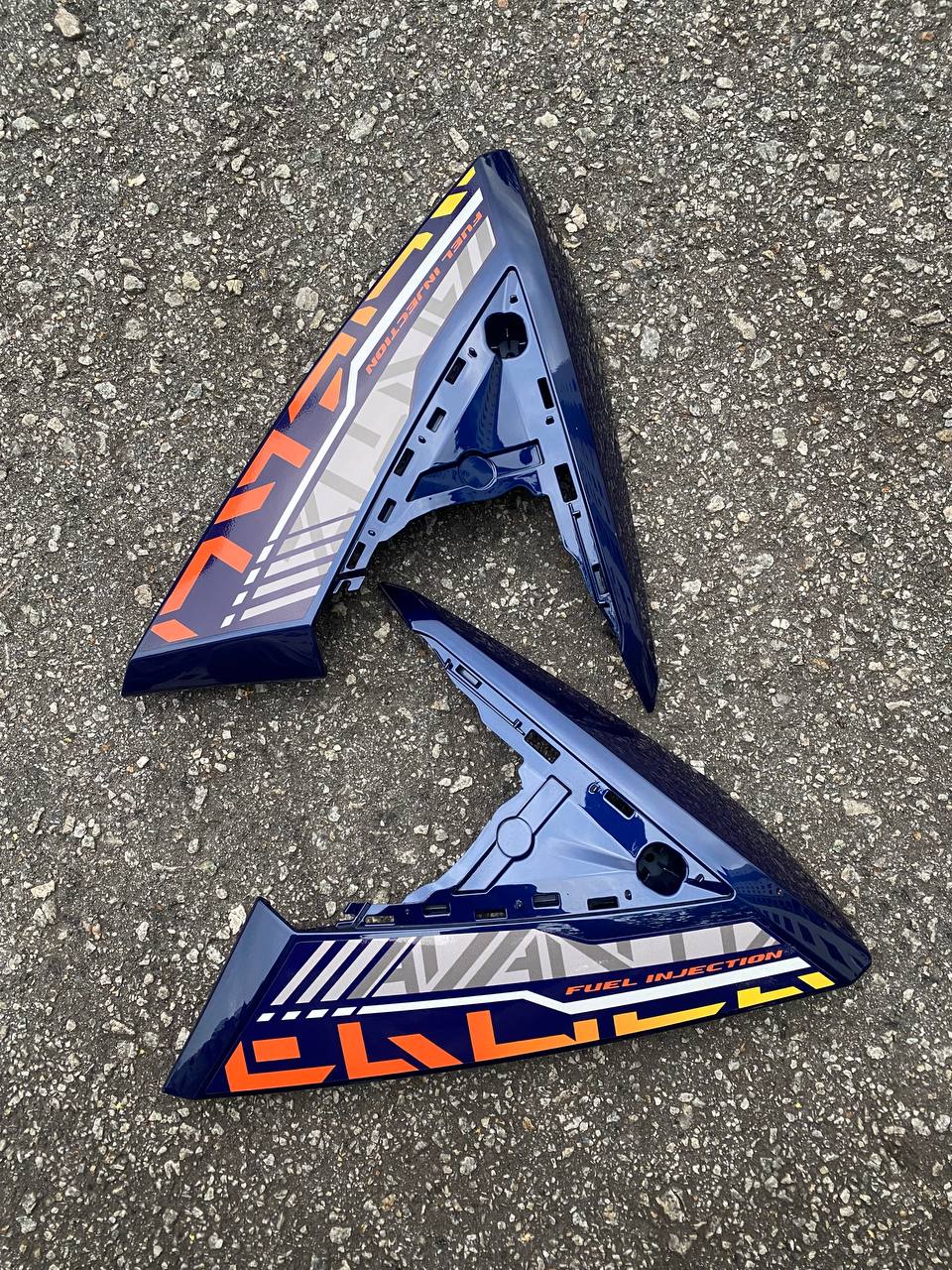 COVERSET BODYSET EGO AVANTIZ YAMAHA STICKER SIAP TAMPAL BLUE DPBMU VOM2 MATT GREY MM-03 SUPRIMO ST-02