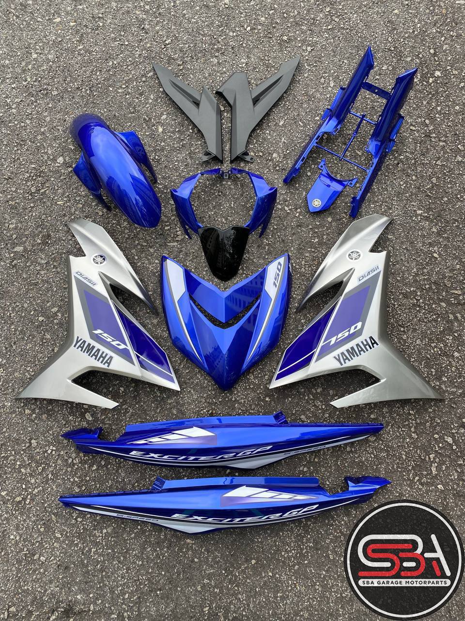 COVER SET Y15ZR V1 V2 DPBMC S3 EXCITER GP BIRU TANAM COVERSET PREMIUM EDITION BODYSET 2015 2016 ORIGINAL VELOZI