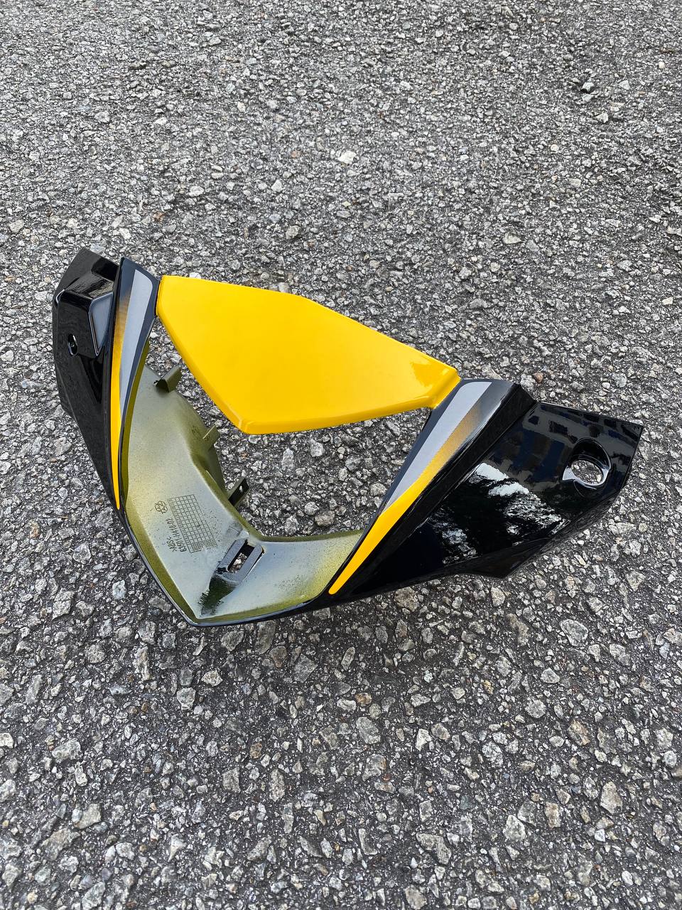 COVERSET BODYSET MODENAS KRISS MR3 DRUM YELLOW BLACK KUNING HITAM SIAP TAMPAL M SEKI SET