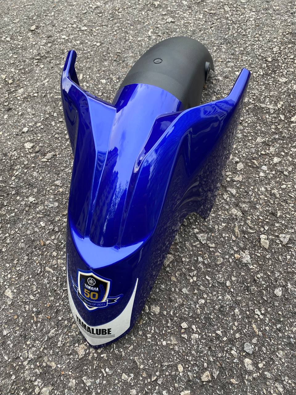 COVER SET YAMAHA ORIGINAL 50TH ANNIVERSARY LC135 V2 V3 4S 5S BIRU HITAM  FREE EMBLEM 100% HLY / VELOZI SIAP TAMPAL