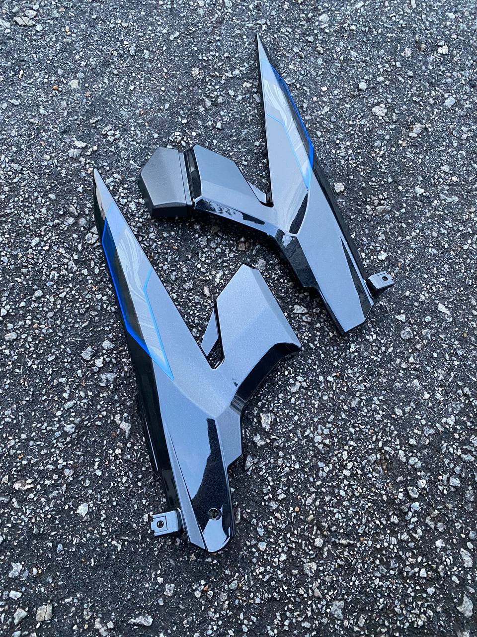 COVERSET BODYSET YAMAHA LC LC135 V6 V7 DR EXCITER BLUE BIRU EXR STRIPE TANAM CODE 030 DOCTOR EDITION OEM