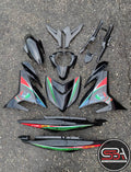 COVERSET Y15 V1 V2 PALESTINE FLAG 2026 DESIGN BLACK  PREMIUM BODYSET Y15ZR ORIGINAL VELOZI SIAP TAMPAL