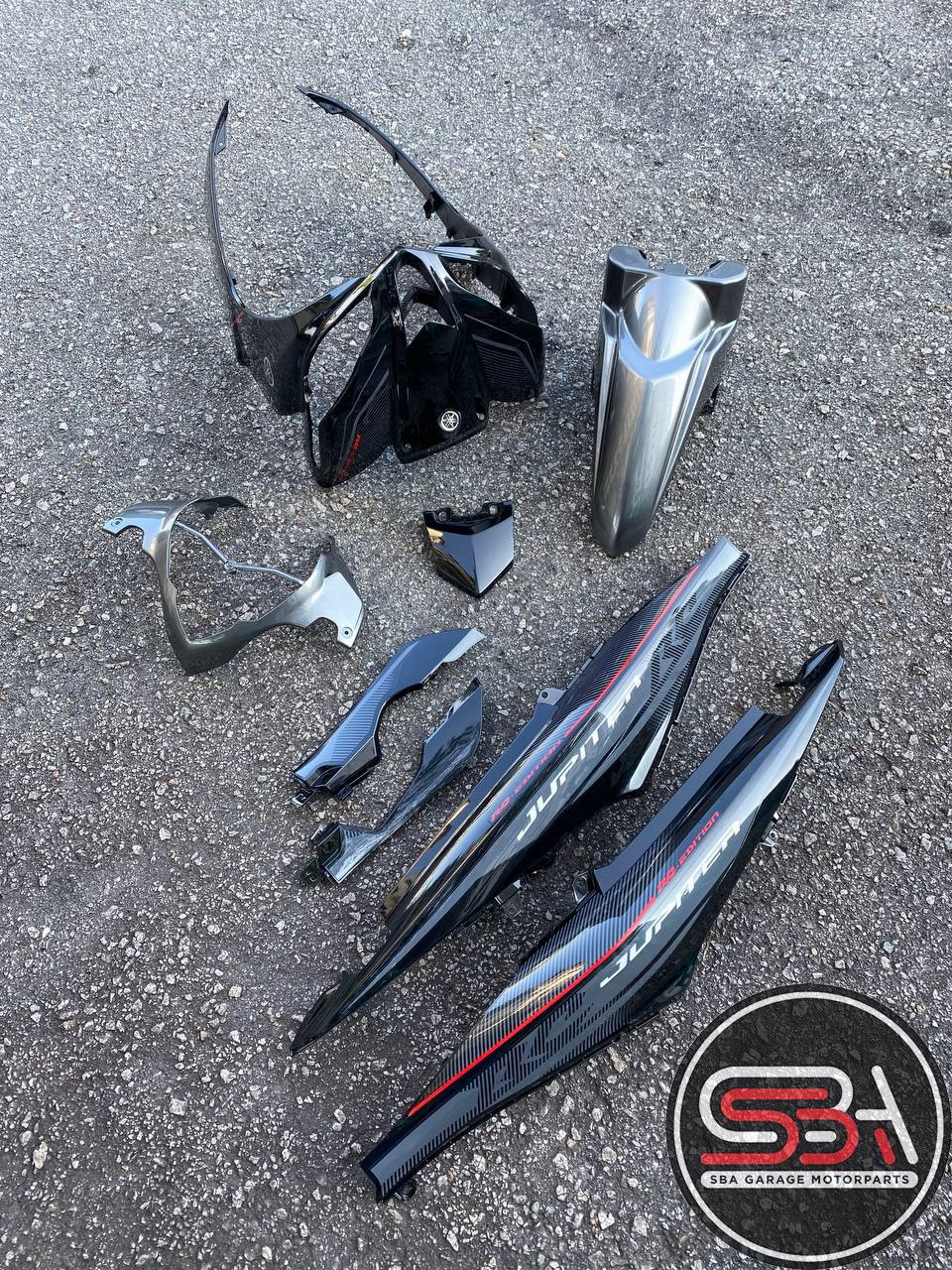 COVERSET BODYSET OEM SET LAGENDA SRL 115  Fi RC SMX HITAM JUPITER  LIMITED EDITION ORIGINAL DOCTOR 003