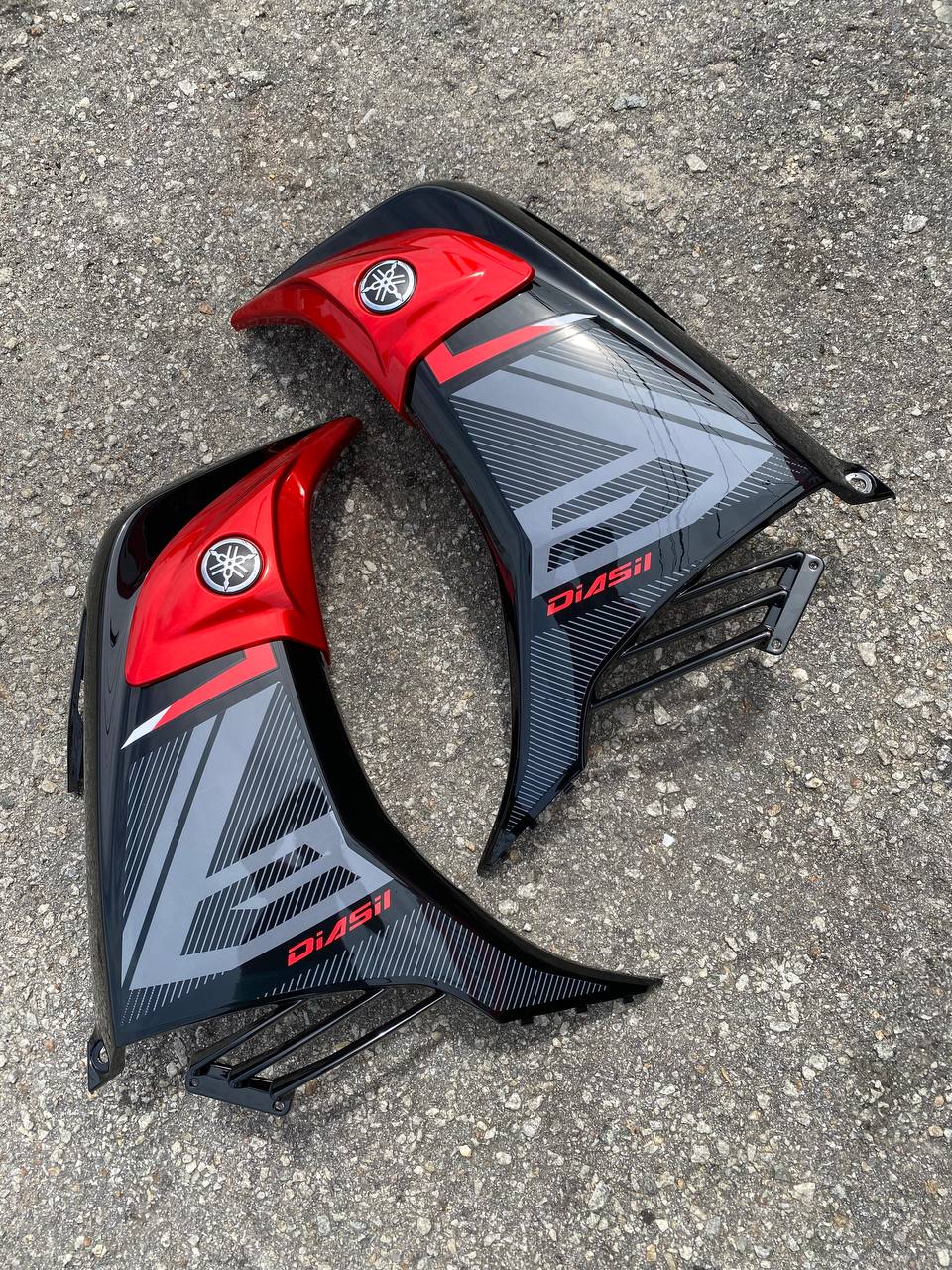 COVERSET YAMAHA LC LC135 V6 V7 EXCITER RC RM7 RED BLACK L6-RC-4 BODYSET SIAP TANAM VELOZI / DOCTOR 057