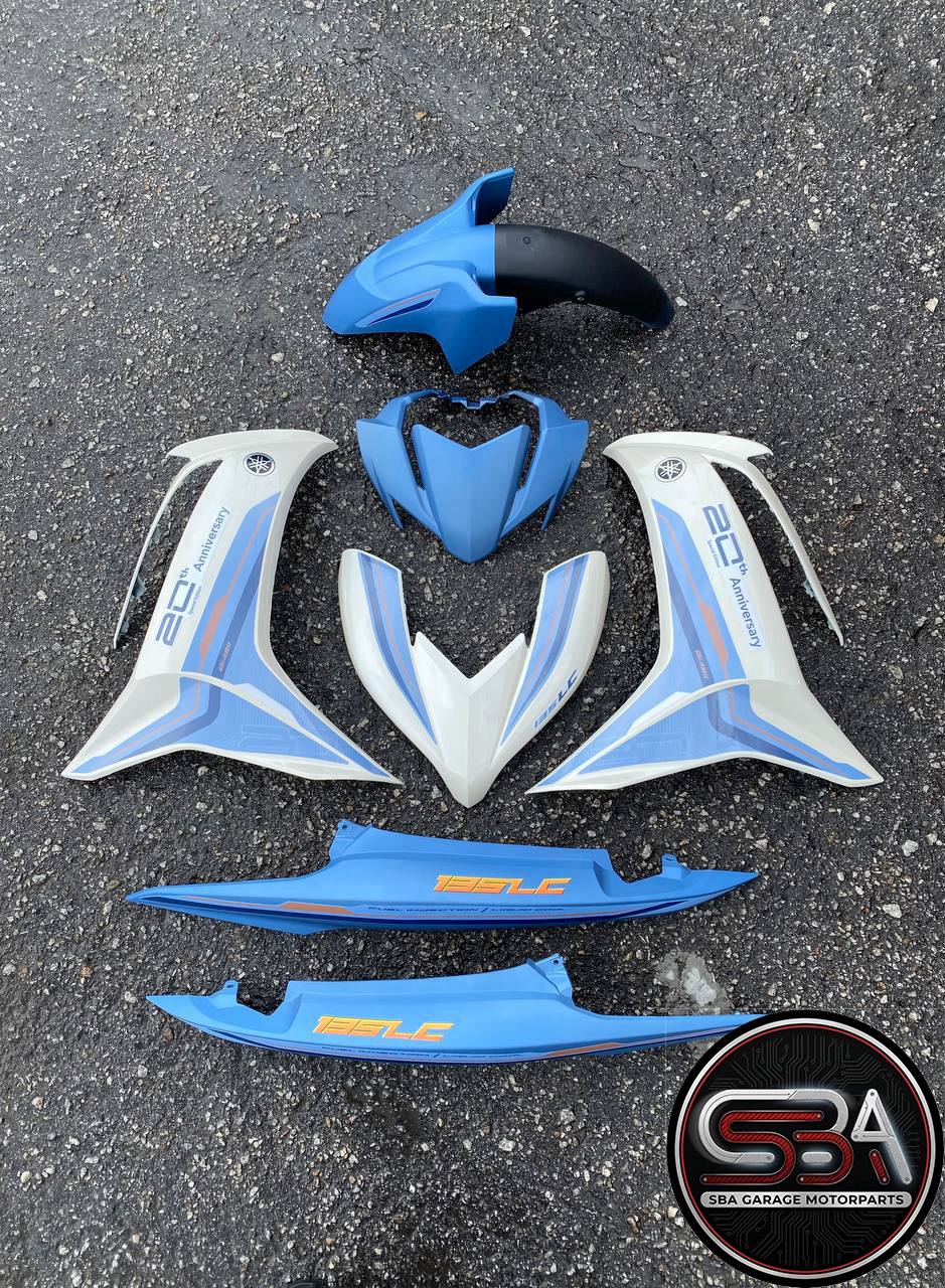 COVERSET LC135 LC V8 CELESTE LIMITED EDITION 20TH ANNIVERSARY 2026 FUEL INJECTION FI YAMAHA SIAP TANAM DOCTOR / VELOZI