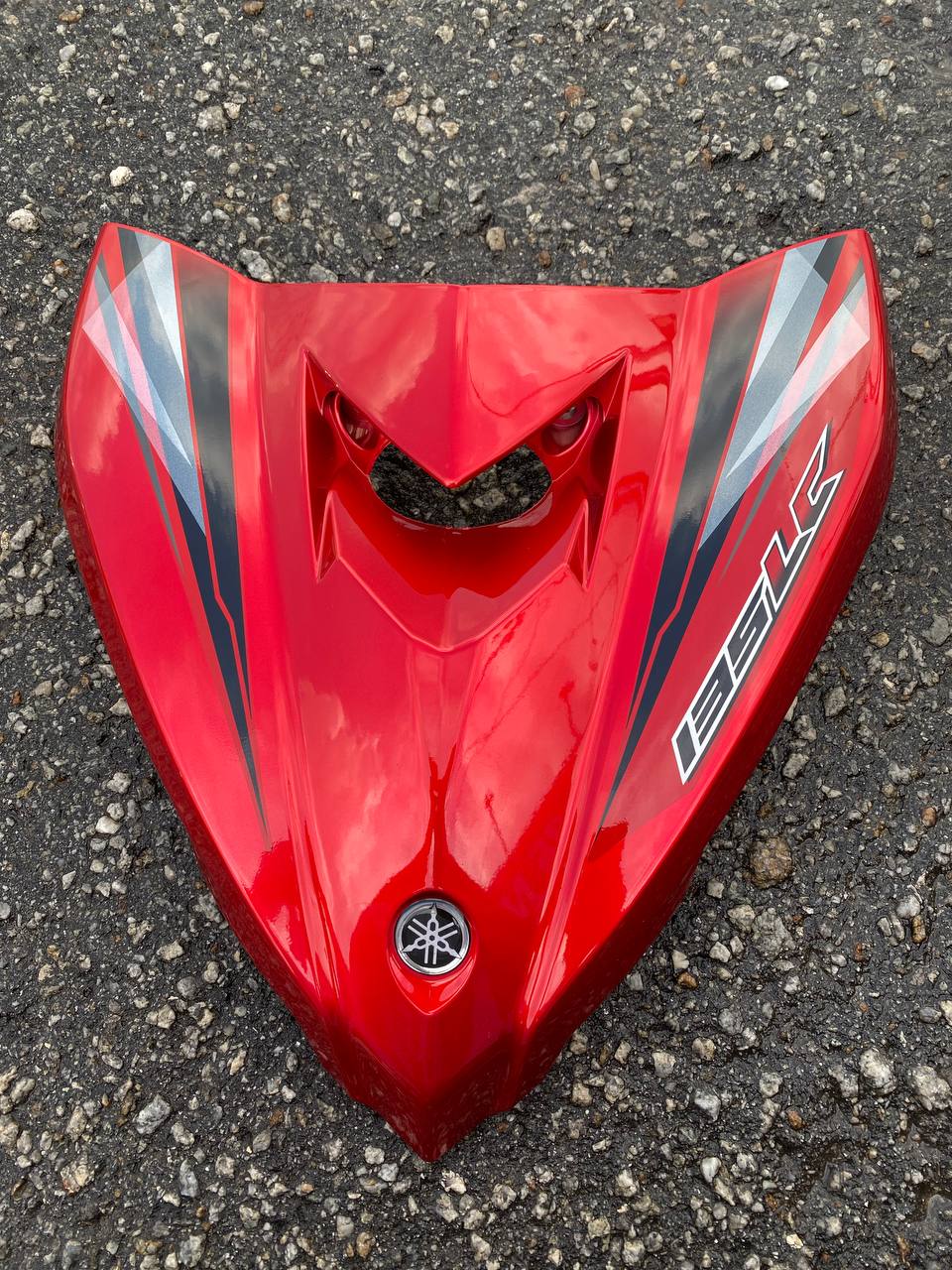 COVERSET BODYSET YAMAHA HLY LC V4 V5 MERAH RED BLACK SIAP TAMPAL – ORIGINAL GENUINE YAMAHA FREE EMBLEM TIMBUL