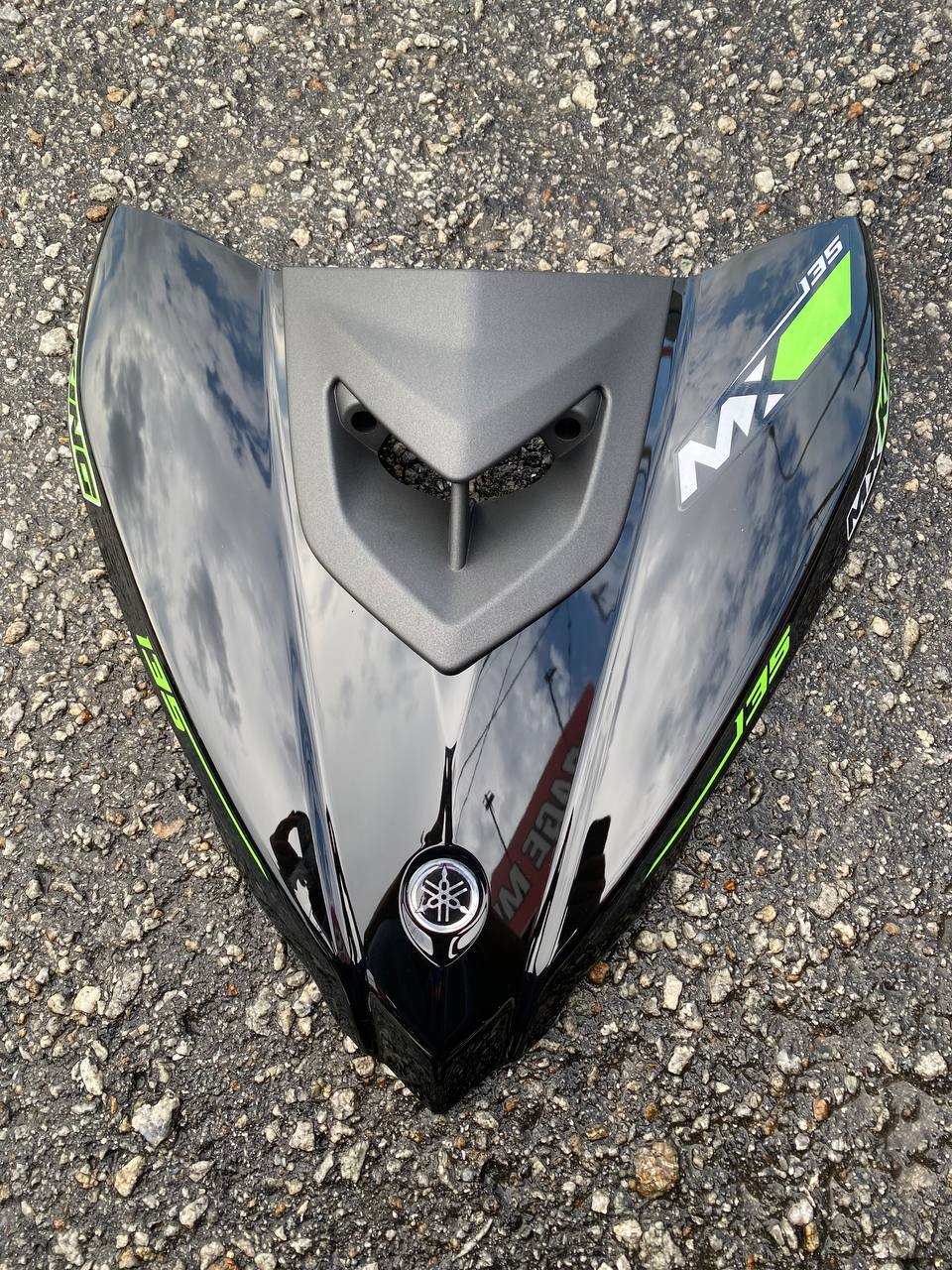 COVERSET BODYSET YAMAHA LC LC135 V6 V7 MX KING S3 SILVER BLACK STRIPE TANAM VELOZI L6-MKX-7