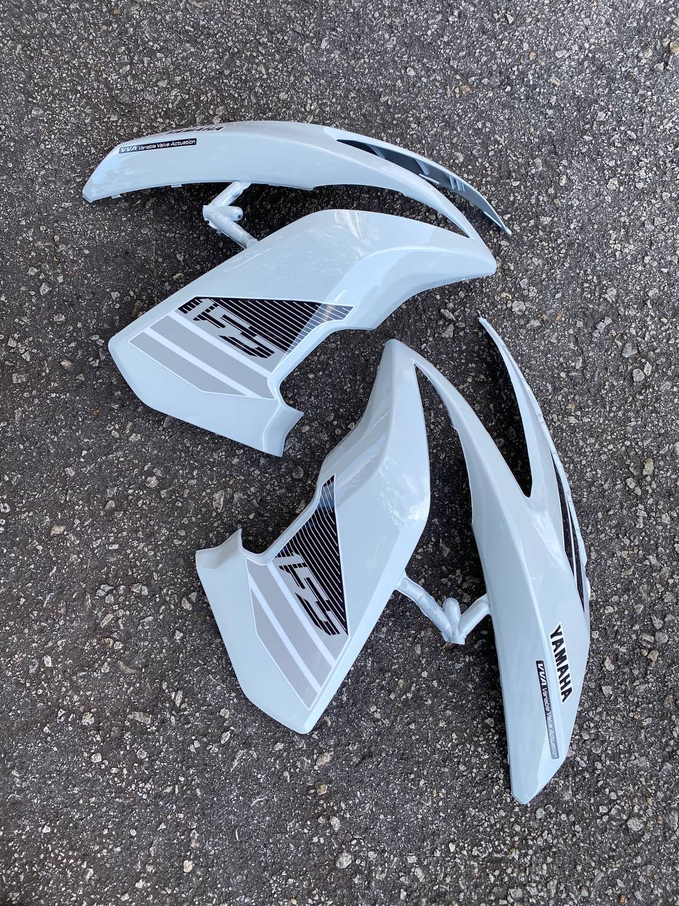 COVERSET BODYSET NVX 155 NVX155 V1 YAMAHA DOCTOR WHITE PUTIH 003 SIAP TANAM