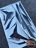 STICKER BODYSET / STRIPE COVERSET Y15 V1 V2 EXCITER RC HITAM EXCITER BLACK MORITAKA YAMAHA ORIGINAL