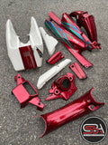 COVERSET SS SPORTS YAMAHA 100 SS Y100 2JG MPR PP WHITE P DRMK MAROON PUTIH M SEKI SET SIAP TAMPAL FULLSET
