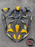 COVERSET BODYSET MODENAS KRISS MR3 DRUM YELLOW BLACK KUNING HITAM SIAP TAMPAL M SEKI SET